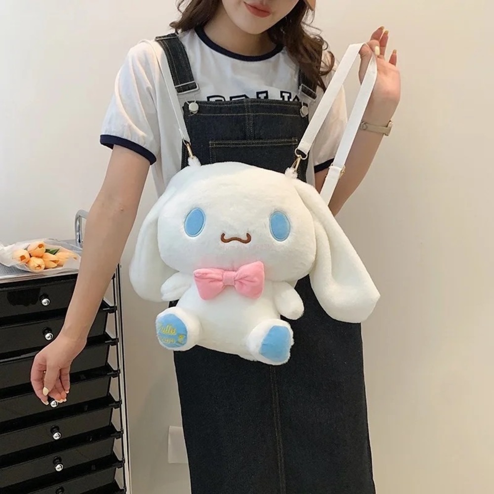 Sanrio Hello Kitty and Friends Cinnamoroll (Cinnamonroll) plush backpack-NEW